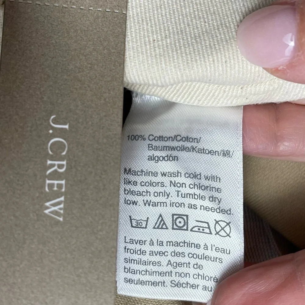 NWT J Crew 484 slim khakis Size 30x20